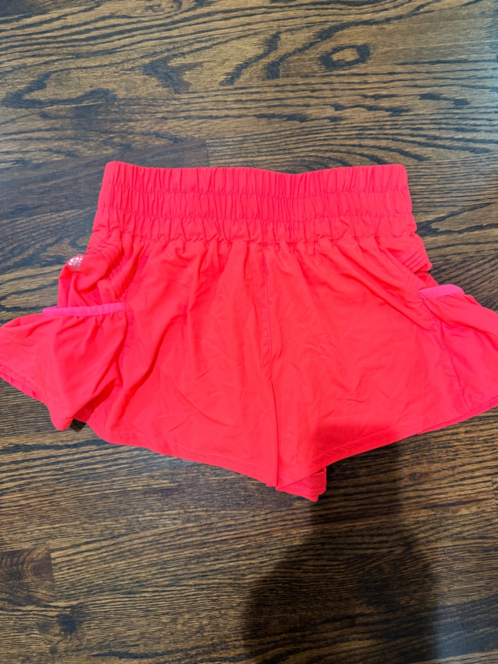 FP Movement Free People Neon Orange Athletic Running Shorts XS